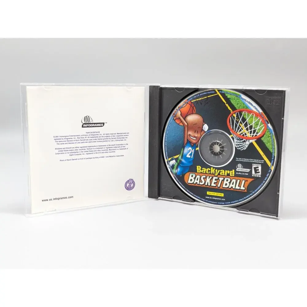 Infogames Backyard Basketball 2001 PC CD ROM Video Game Windows Mac Tested